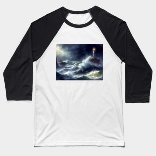 lighthouse 2 Baseball T-Shirt